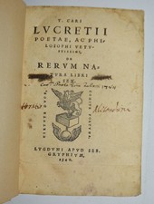 LUCREZIO – ediz. 1540 – De