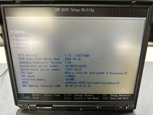 Ibm thinkpad a31p 8ghz - ibm,