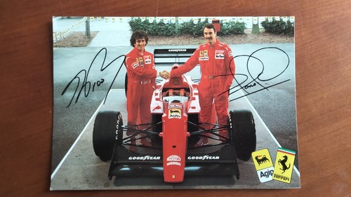 Cartolina vintage ferrari - vintage,