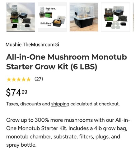 Kit funghi economici - , (senza