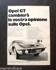 [GCG] O026 - Advertising Pubblicità -1969- OPEL GT , GM