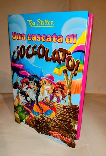 Una cascata cioccolato tea - cascata, di