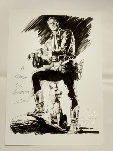 Tex stampa autografata - tex,