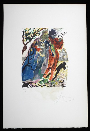 Salvador dali etching fille - salvador,
