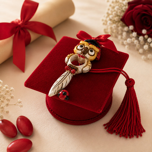 Bomboniere gufo laurea - 12,