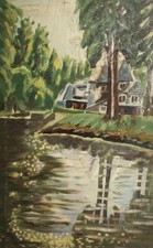 Dipinto ad olio impressionista