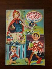 CAPPUCCETTO ROSSO - PINOCCHIO,ALBUM FIGURINE LAMPO 1954 , VUOTO BELLO !!!  (032)