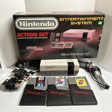 Nintendo NES 1988 Action Set Console, Scatola, 2 Controller Pistola Super Mario 1,2,3