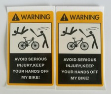 2pcs warning