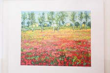 Papaveri - Michele Cascella Opera SERIGRAFIA  Firmata su Carta - 13/250