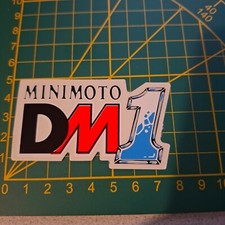 adesivo vintage STICKER kleber minimoto mini moto dm1