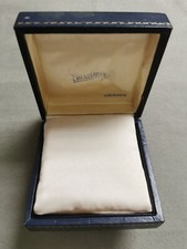 Eberhard & Co. Rare vintage box blu leather for Aquadate models good condition