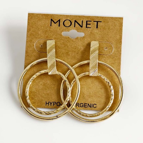 Orecchini goccia monet loop - a,