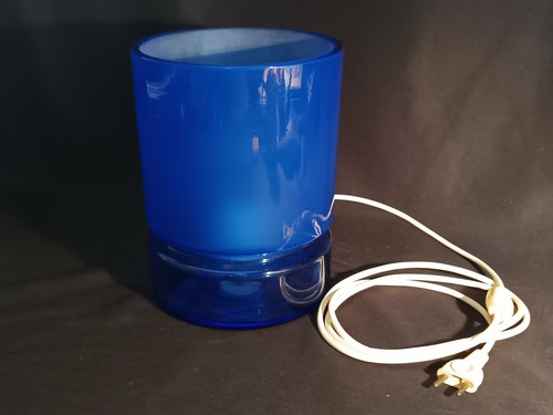 Lampe verre bleue - bleue, space