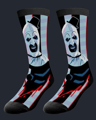 Terrifier art clown calzini - art,