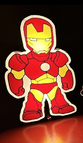 Ironman lampada led - ironman,