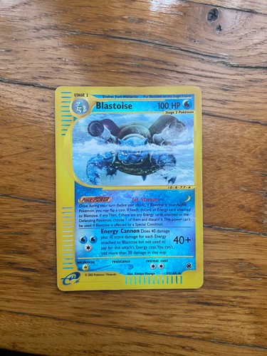 Blastoise reverse holo - blastoise, ex