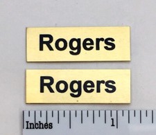 Rogers speaker grill - rogers, badge