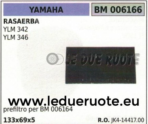 Jk41441700 spugna filtro aria - spugna,