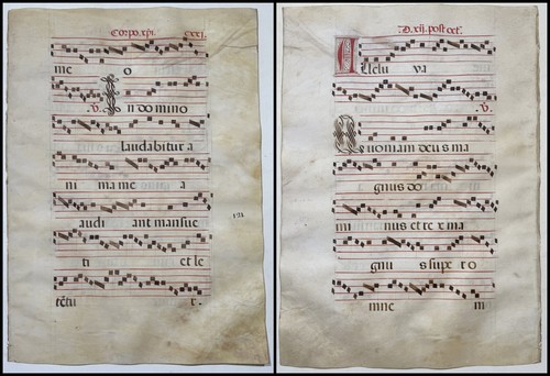 Antifonario pergamena - antifonario,