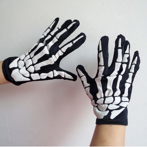 Guanti teschio unisex - ,