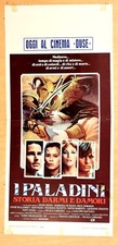 I PALADINI Ron Moss ZEUDI ARAYA, NICHETTI, BATTIATO, EPICO LOCANDINA AFFICHE
