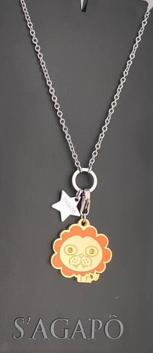 Collana donna acciaio con - donna,