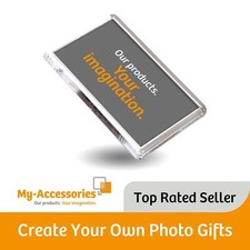 Blank Acrylic Fridge Magnet 70x45mm L4 Insert Size - Personalisable Photo Gifts