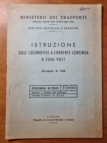 Istruzioni sulle locomotive - istruzioni, a
