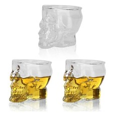 Set di 3 Bicchieri Teschio