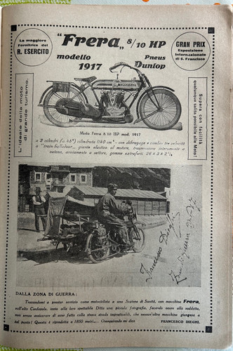 Pubblicità epoca 1917 - pubblicità, d'epoca
