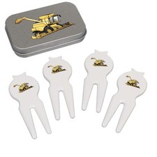 'Combine Harvester' Golf Divot Tool/Riparazione Forcella Set Regalo (GO00063152)