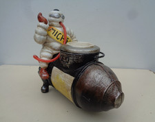 Famous michelin man sat - michelin, on