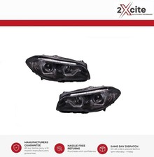 Fari Xenon Con Indicatori Dinamici LHD Neri Per BMW 5 Series F10 F11 2011-2013