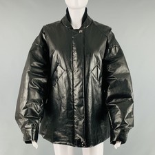 Giacca Bomber In Finta Pelle