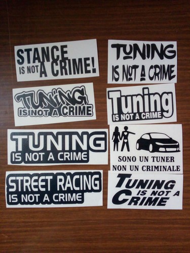 Adesivo per auto tuning not - tuning,