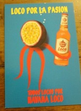 2975 CARTOLINA PUBBLICITARIA HAVANA CLUB LOCO