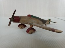 modellino aereo 2 guerra mondiale vintage in legno italiano ww2