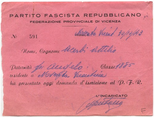 Rsi pfr federazione vicenza - pfr,
