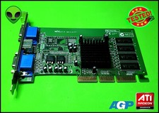 ATI RADEON 7000 VE 64 MB DUAL MONITOR SCHEDA VIDEO AGP DUAL VGA S-VIDEO #1415