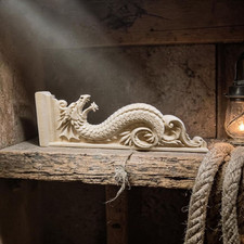 Corbel rustico con testa - , di