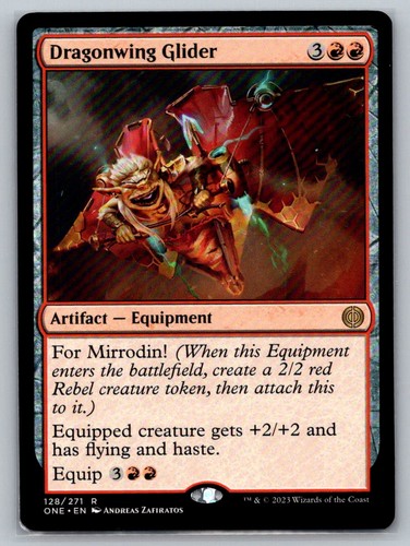Dragonwing glider phyrexia - glider, r