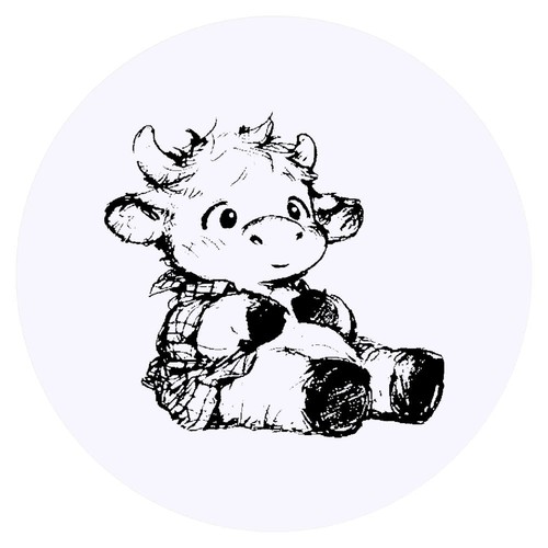 Adesivi cute highlands cow - 24,