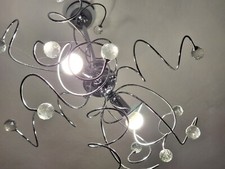 lampadario moderno camera da letto Completo Di  Bajour 