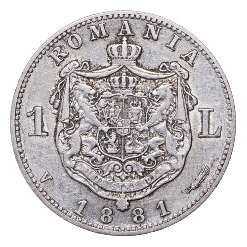 Lei 1881 karol romania - lei,