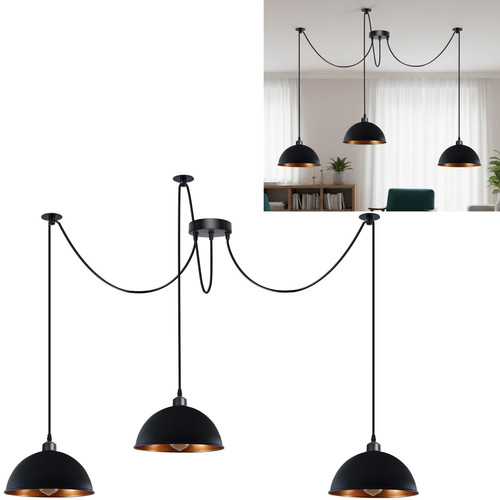 Lampadario luci plafoniera - lampadario, 3