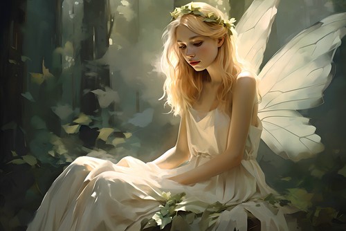 Opera fantasia fata farfalla - fantasia,