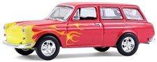GREENLIGHT, VOLKSWAGEN Type 3 Panel Van 1963 rouge de la série CLUB VEE-DUB s...