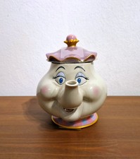 Teiera in ceramica Mrs Bric de "La Bella e La Bestia", Disney Store - Rare Item!