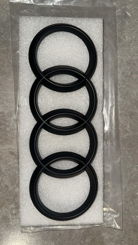 Logo audi nero matt - matt, 249